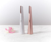 Hollywood Smoother Innovative Sonic Dermaplaning Device - Painlessly Removes Unwanted Hair, Peach Fuzz, Dead Skin Cells and Built Up Debris - Rose Gold