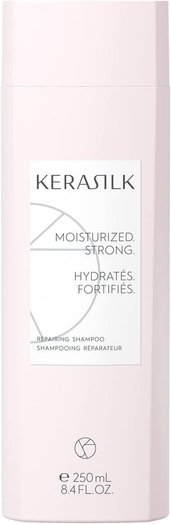 Kerasilk Repairing Shampoo for Dry Hair, No Sulfates, Vegan Formula