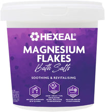 Hexeal Magnesium Flakes  1kg Bucket  100% Pure  Bath Soak  Magnesium Chloride