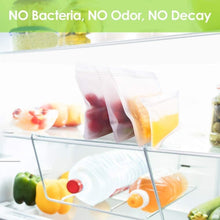 50 IKEA resealable bags (ISTAD) - GREY - ziplock - food freezer sandwich bags - 25 x 1.2L + 25 x 2.5L