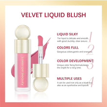 Matte Liquid Blushes Velvet Liquid Blush Lightweight Breathable Cream Cheek Blush Long-lasting Smudge-proof Natural looking Easy To Blend Blush (Color 05)