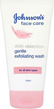 Johnson's Face Care Daily Essentials Gentle Exfoliating Facial Wash (150ml) - Pack of 6