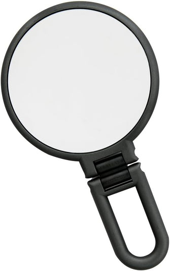 Danielle Creations Double-Sided Makeup Mirror, 1X / 10X Magnifying Mirror  14cm Charcoal Grey