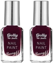 Barry M Cosmetics Gelly Nail Paint, Black Cherry,F-GNP42