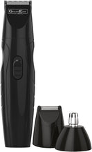 GroomEase by Wahl Rechargeable Multigroomer, Cordless Men Grooming Tool, Beard and Body Trimmer, Three Interchangeable Heads, Four Attachment Combs, Ideal for Gym and Travel