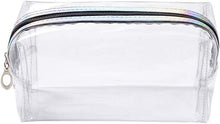 Clear Pencil Case, Large Transparent Plastic Pen Pencil Bag Makeup Pouch Travel Cosmetic Bag,School Supplies for Teenage Boys Girls Women