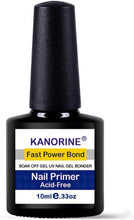 Kanorine non-acid Gel Power Bond Natural Nail Primer/Acrylic Nails Primer, for all uv/led gel nail polish Bonder Nail Tech Essential Primer no-need-cure0.33oz/ 10mlx1