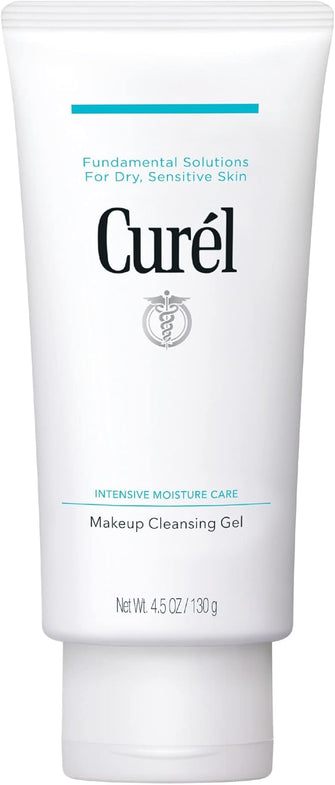 Curel Makeup Remover Cleansing Oil Gel for Dry, Sensitive Skin, 130ml