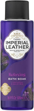 I/LEATHER BATH LAVENDER/W IRIS