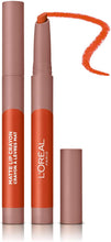L'Oreal Paris Infallible Very Matte Lip Crayon Lipstick, Smudge Proof, Orange Lipstick, 106 Mon Cinnamon