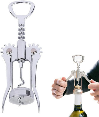 Bottle Opener,Wing Corkscrew for Red Wine Beer