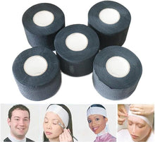 2PCS Paper Barber Neck Strips Disposable Black Styling Strips for Haircut Salon Accessories