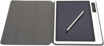 Lcd Writing Tablet F Electronic Notepad Lcd Tablet Drawing Pad Business Supplies Hand Painting Tool 9 Inch Black With Faux Leather Case (black (with leather case))