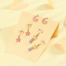 12 Pairs Clip on Earrings Dress up Princess Jewelry Accessories for Little Girls Kids Toddler Party Favors Birthdays Day Gift