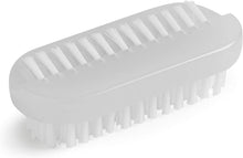 Manicare Plastic Nail Brush, Hygienic Double Sided Hand And Nail Cleaning Brush, Scrubbing Brush To Clean Under Nail Dirt Grime And Grease, Firm Strong Bristles, For Use On Fingernails And Toenails