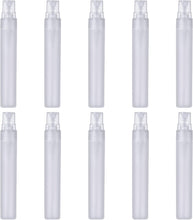 HuaangMaoX Mist Clear Spray Bottles Plastic Travel Atomiser Bottles Matte Plastic Small Spray Bottles for Essential Oils, Travel, Perfumes (10 pack)