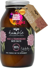 Humble Rose and Frankincense Bath Salts (500 g) - Spoil Yourself not the Environment, Carefully Created with Natural, Biodegradable Ingredients, Cruelty Free