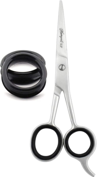 Haryali London Hairdressing Beginner 5.5" Scissor Stainless Steel Home Use Hair Cutting Shears for Men and Women