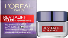 L'Oreal Revitalift Filler Renew Hyaluronic Acid Anti-Ageing Day Cream 50ml