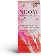 NEOM- Christmas Wish Essential Oil Blend, 10ml  Cinnamon, Mandarin & Tonka Bean  Gift