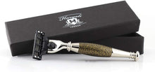 Haryali London 3 Edge Cartridge Shaving Razor with Gold Antique Design Handle Beard and Mustache Safety Razor for Men Gift