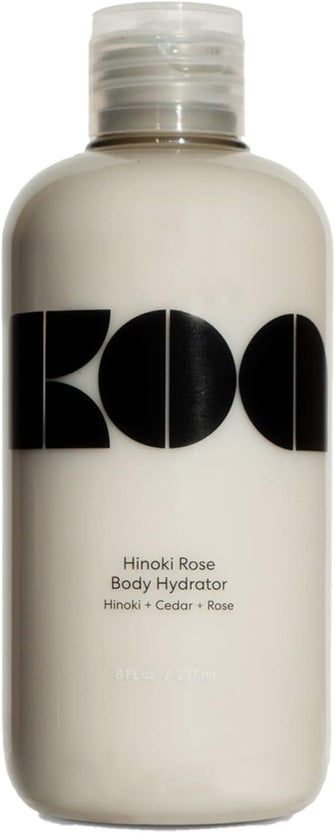 Koa Hinoki Rose Body Hydrator - Traditional and Nourishing Ingredients From Hawaii - Deeply Hydrating, Long Lasting, Lightweight Formula - Moisturizes Skin without Heavy Feel or Stickiness - 8 oz