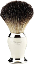 Haryali London Mens Shaving Brush with Black Badger Hair Brush for Beard and Mustache Wet Shave for Men