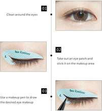 8 Pcs Eye Liner Sticker Convenient Eyeliner Stencil Sticker Multifunctional Eye Makeup Template Sticker for Beginner Makeup