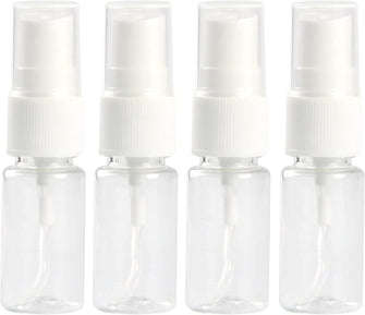 IRYNA 4Pcs 10 ml Spray Bottles, Mini Travel Bottles Refillable Perfume Atomiser Bottle Glass Mist Empty Bottle for Travel