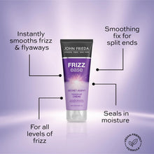 John Frieda Frizz Ease Secret Agent Touch Up Crme, 100 ml, Smoothing Cream for Frizzy, Curly Hair