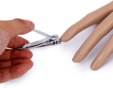 Footful Stainless Steel Nail Clippers with Nail File Fingernail Toenail Clippers-Small Size