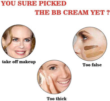 Mushroom Head Air Cushion CC Cream Foundation Cover Concealer Nude Makeup Moisturizing Brightening Pigment Liquid Foundation, Even Skin Tone Makeup Base (Natural)