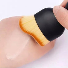 Foundation Brush for Liquid Makeup with Dustproof Cap Tanning Brush Kabuki Face Brushs Angled Flat Face Body Make-up Brush Tools for Flawless Powder Blending Liquid or Cream Cosmetics