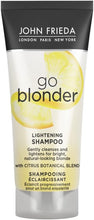 John Frieda Go Blonder Lightening Shampoo for Blonde Hair Travel Size 75 ml