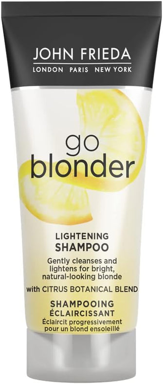 John Frieda Go Blonder Lightening Shampoo for Blonde Hair Travel Size 75 ml