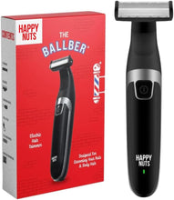 HAPPY NUTS The Ballber Groin Trimmer for Men Waterproof Rechargeable Ball Shaver for Men - No Nicks or Cuts - Electric Hygiene Groomer