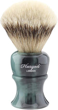 Haryali London Silver Tip Badger Hair Men's Shaving Brush Beard and Moustache Wet Clean Shave Gift for Men