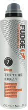 Fudge Professional Texture Spray, Volumizing, All-Day Hold, Natural Finish, 250 ml