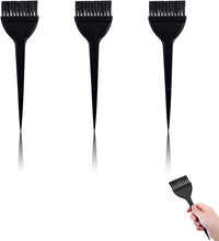 Hair Dye Brush, 3 Pcs Tint Brush Hair Colour Brush Hair Dyeing Comb Brush Kit Hair Colouring Brush, Hair Dying Brush, Bleach Tint Applicator Tools for Hair Hairdressing Salon(black)