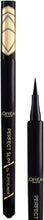 L'Oral Paris Eyeliner with precise felt tip for the perfect eyeliner and irresistible eye make-up, super liner, perfect slim, no. 1 intense black, pack of 1