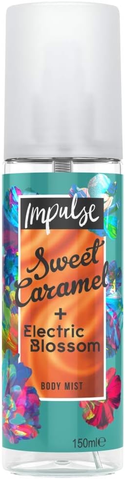 Impulse Sweet Caramel & Electric Blossom Body Mist, 150ml