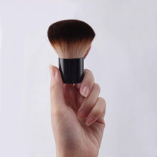 Kabuki Face Brush Foundation Brush for Powder Mineral Foundation Blending Blush Buffing Makeup Brush (Aluminum Handle)