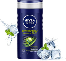 NIVEA MEN Shower Gel, Energy, 250 ml
