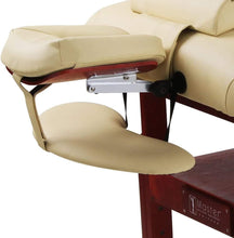 Master Massage Universal Padded Armrest for Massage Table Luxury Beige