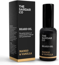 Mango & Vanilla Beard Oil - Hydrate and Condition Your Beard - Organic Argan & Jojoba Oil Perfect For Beard Growth