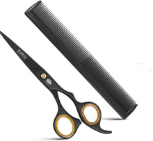 Hair Cutting Scissors - Professional Hairdressing Scissors - Stainless Steel Hair Scissors with 1 Comb - Extra Sharp 6.5 Inch Hairdressing Scissors - Perfect Hair Cutting Scissors for Men and Women