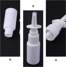 HEALLILY 200pcs 10ml Empty Refillable Nasal Spray Bottle Nasal Sprayer Bottle Makeup Cosmetics Essential Oils Atomizers Travel Bottle