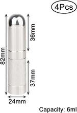 Mnixy 4 Pcs Perfume Spray Bottles 6ml Perfume Atomiser Bottles Mini Travel Perfume Atomisers for Home, Travel, Outdoor