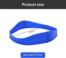 Neckline Shaving Template, Flexible Curved Silicone Haircut Band Hair Cutting Guide Haircut Fade Band Men's Haircut Band Hair Trimming Guide for Man DIY Haircut (Blue)