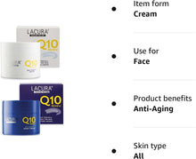 Aldi Lacura Q10 Renew Moisturising Face Creams Night plus Day SPF 20 Anti Wrinkle Anti Aging 50 millilitre